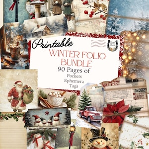 Christmas Junk Journal - Etsy