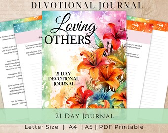 Devotionalien Journal Kit: Andere lieben, Glauben Journal (Digitaler Download)
