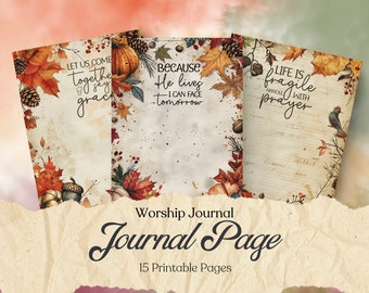 Faith Journal Kit: Bible Study Pages (Digital Download)