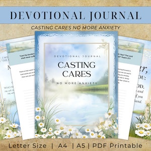 Kit de journal de culte, pages de journal pour la foi, fournitures pour journal de la foi, téléchargement numérique, journal de prières, créations en papier, verset de la Bible, prières