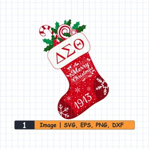 Delta Sigma Theta Christmas SVG, dxf, png, eps Bundle. DST svg, Delta Sigma Theta, DST, Delta png, Delta svg, Sigma svg, hbcu svg. Cut Files