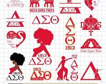 Delta Sigma Theta SVG Bundle: DST Sorority Vector Graphics (Digital Download)