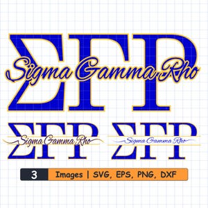 Sigma Gamma Rho Svg, png, eps Bundle. SGRho Letters svg, Sigma Gamma Rho, Sorority svg, Sigma Gamma Rho Soror. 1922. SGRho Soror Cut File