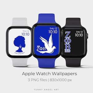 Zeta Phi Beta Apple Watch Wallpaper: ZPB Sorority (Digital Download)