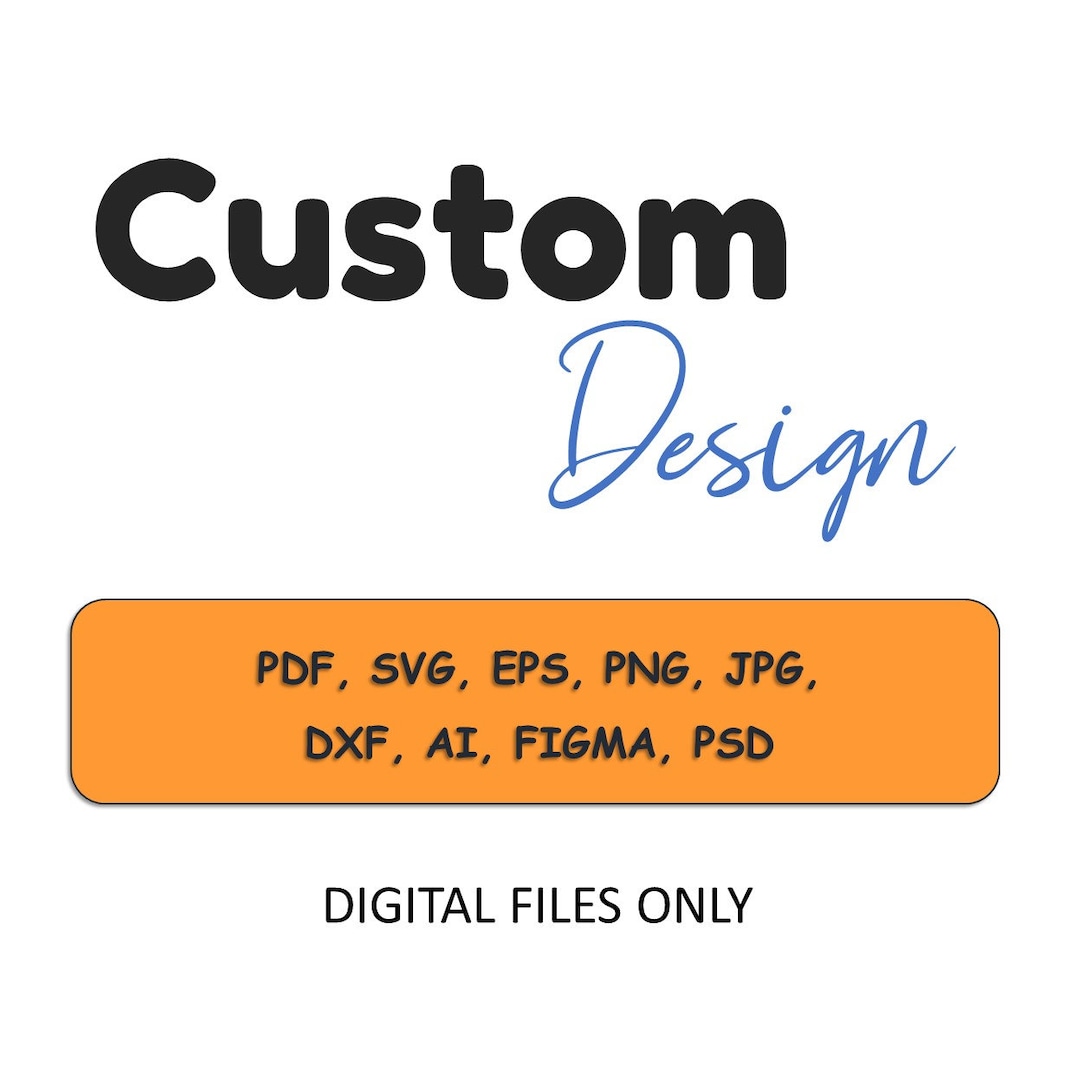 Personalized SVG Design: Custom Cut File (digital Product) - Etsy
