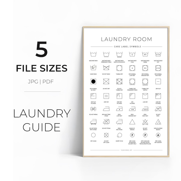 Laundry instructions pdf. Laundry guide pdf. Laundry symbols pdf for washing care. Laundry care instructions. Laundry care guide digital.