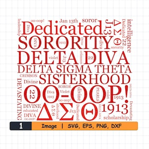 Delta sigma theta SVG, dxf, png, eps bundle. DST svg, delta sigma theta, DST, delta png, delta svg, sigma svg, hbcu svg. Cut Files Cricut