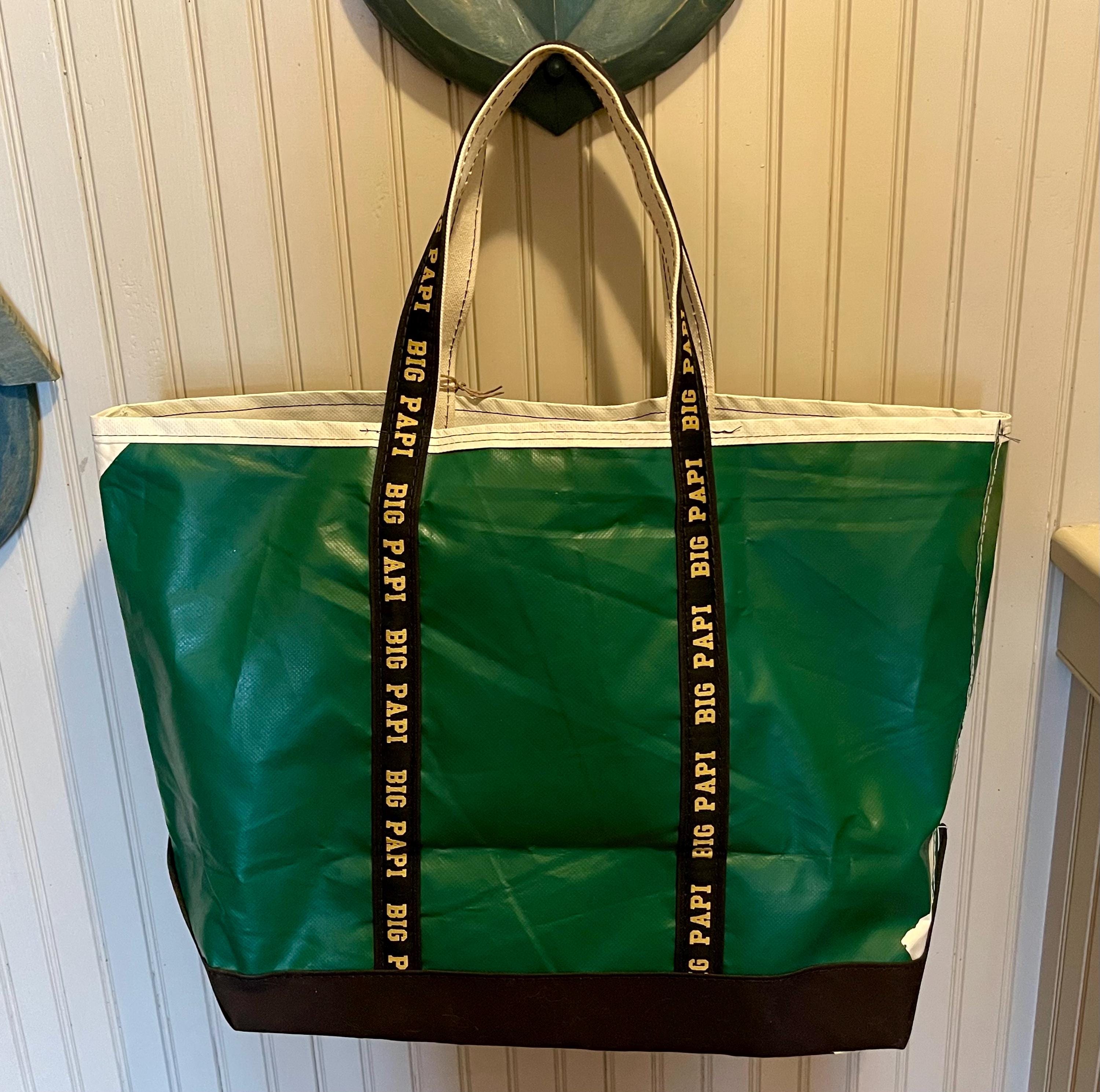 LL Bean Red Sox Commemorative Tote Bag, Made From Tarp, Big Papi