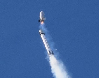 Flip out fins for 2nd stage of BT-70 tube model rocket