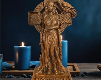 Morrigan Celtic Goddess Mystical Statue Morrigu War and Fate Goddess Irish Goddess The Morrigan Statue Celtic War Goddess Altar Decor Druid