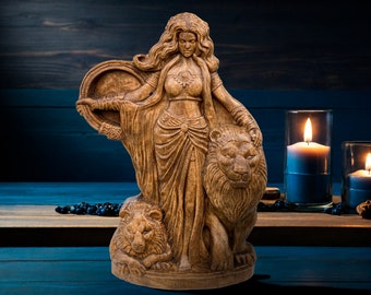 Circe Wood Statue Greek Mythology Collection Feminist Statue Witch Statue Greek Goddess Circe Greek Figure Greek Gods Pagan Statue Magic Art
