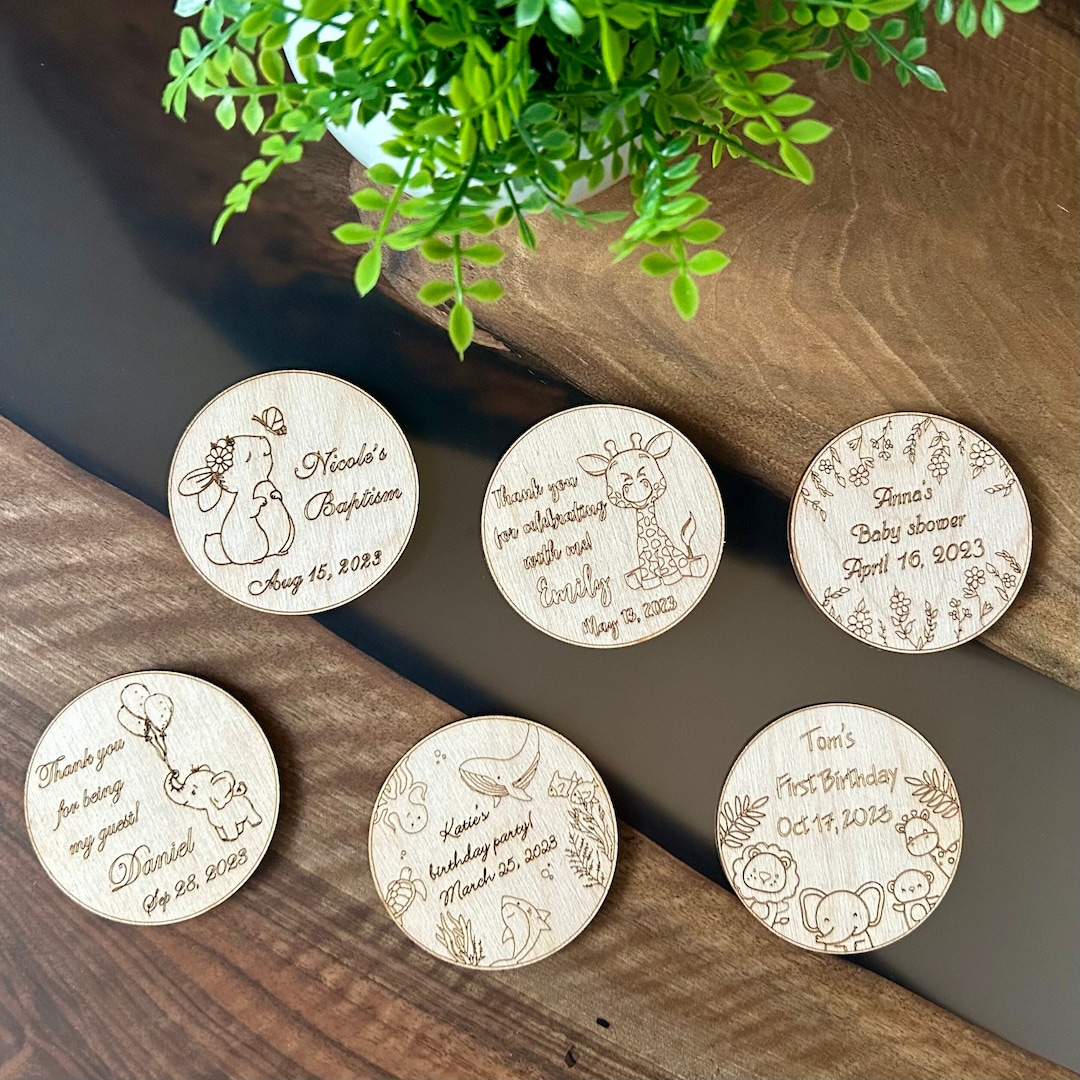 Custom Party Favors for Guests | Laser Cut Thank You Gifts ...