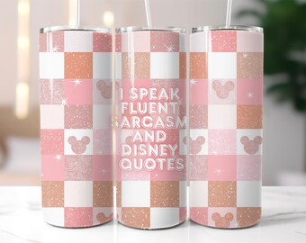 Magic Castle 20oz Tumbler Wrap: Cartoon Character PNG (Digital Download)