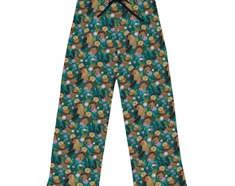 Lindos pantalones de pijama con forma de nutria marina