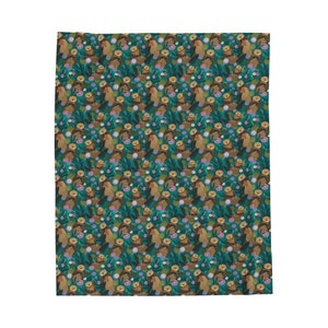 Sea Otter Velveteen Plush Blanket