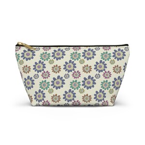 Floral années 70 - Crème Pochette