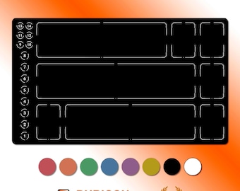 Riftbound TCG Playmat 24" x 14" Tactical Fantasy Card Game Mat 8 Color Options
