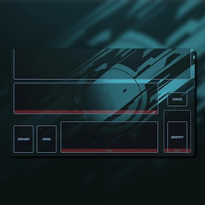 Tapete de jogo de heróis da Marvel Champions, 24" x 14" (600 x 350 mm), painel de acessórios de jogo compatível com tema de neoprene