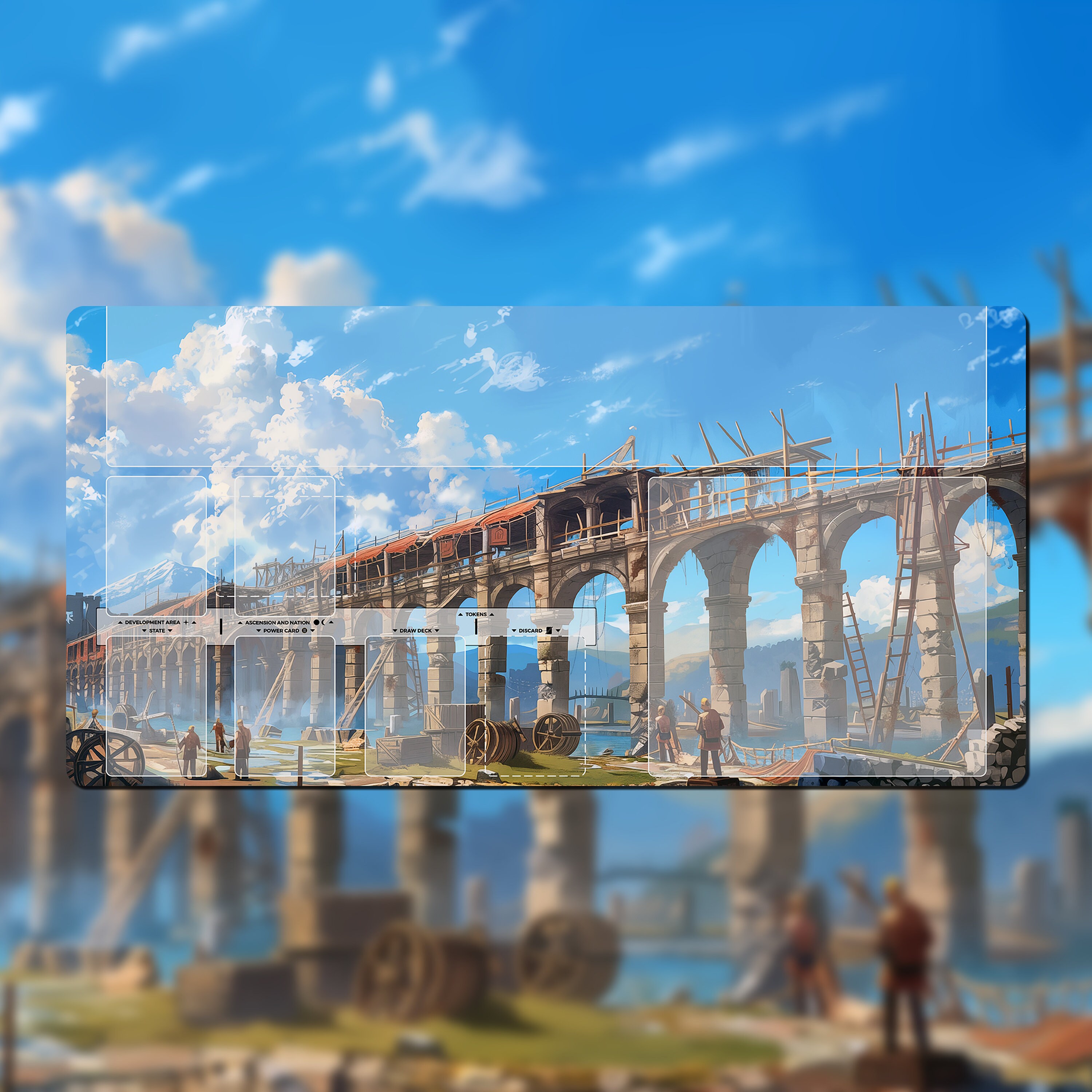 Player Mat for Imperium Classics/legends/horizons, Compatible Playmat