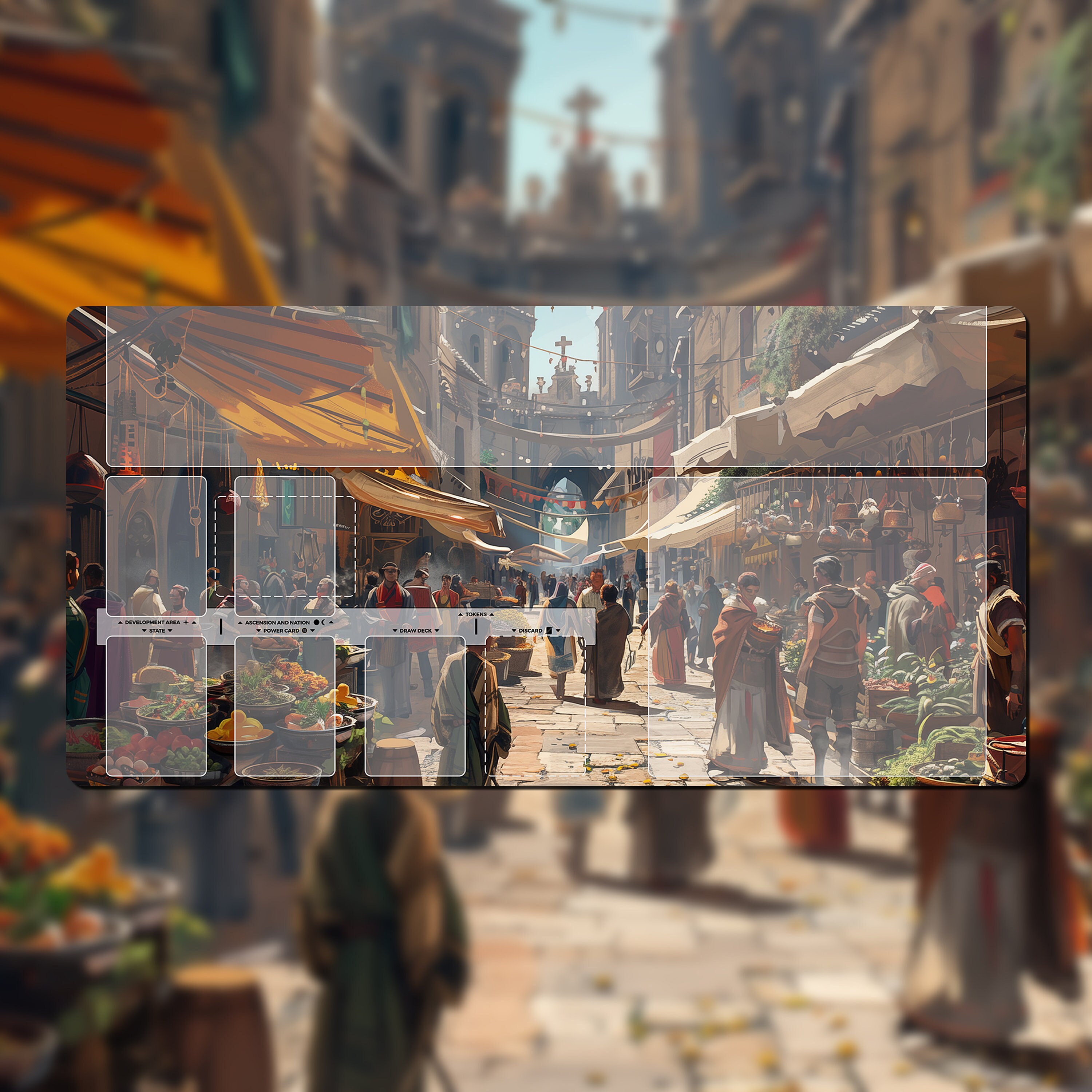 Player Mat for Imperium Classics/legends/horizons, Compatible Playmat