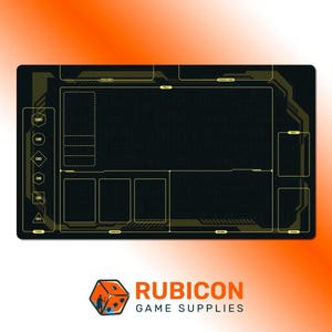 Cyberpunk TKG Krabbeldecke 24 "x 14" oder 28 "x 14" Organizer Kampfmattenzonen Personalisierte Geschenk Option