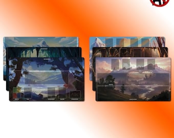 Earthborne Rangers Playmat 24" x 14" Ranger or Shared Area Card Game Organizer Mat Original Artwork