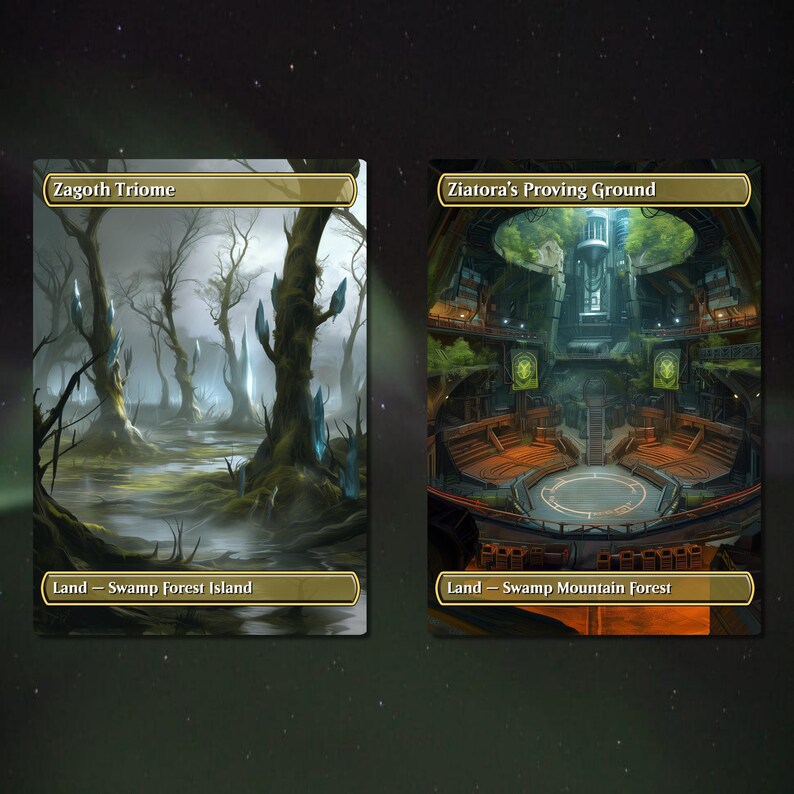 Triome Lands Inspired by Triomes, Tricycle Lands, Proxies, Playtest