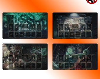 Arkham Horror LCG Playmat 24" x 14" Investigator Encounter Organizer Mats Personalized Gift Themed Immersion