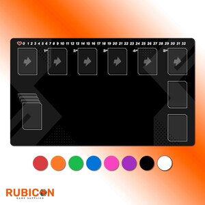 UniVersus TCG-speelmat 24 x 14 inch UVS-kaartspel Battle Mat Acht kleuropties Gepersonaliseerd cadeau