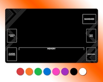 Grand Archive TCG Playmat With Field Zones, 2-player 24x28 Custom