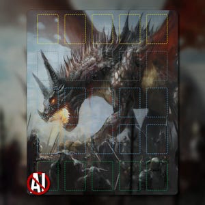Valeria Card Kingdoms Multispieler-Spielmatte, 18 "x 22" (450 x 550 mm), kompatibles Neopren-Spielzubehör
