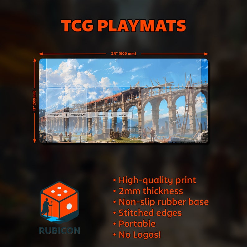 Player Mat for Imperium Classics/legends/horizons, Compatible Playmat