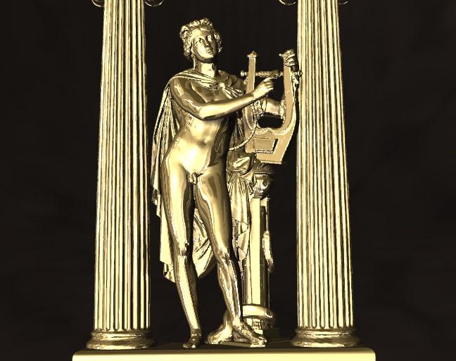 The Apollo Under the Ionic Temple Pendant, Ancient Greek mythology