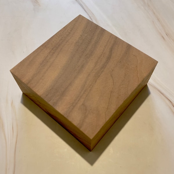 American Walnut Wood Turning Kiln Dried, Turning Blank, Wood Block, Square Wood, Bowl Blank, 4"x4"x2", 6"x6"x2", 8"x8"x2"