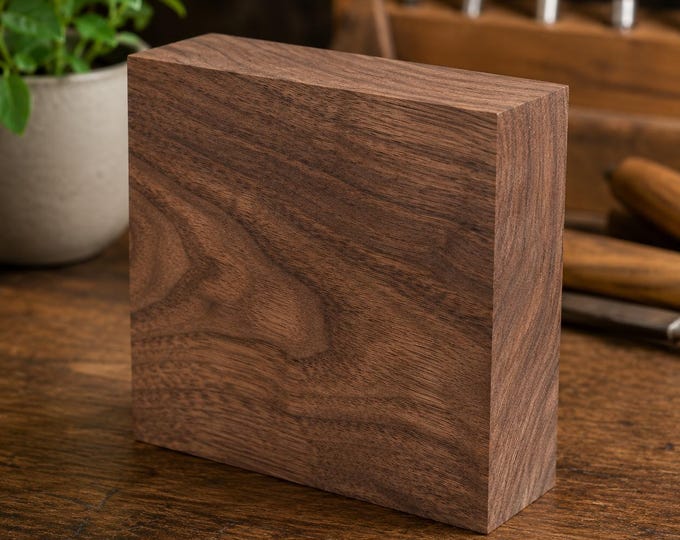 Wood Turning Blanks Kiln Dried Hardwood Block Bowl Blank Lathe Wood Square Blank Walnut Maple Oak Cherry Turning Wood Supply