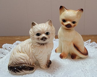 Minifiguras de gato vintage sentado de Giftcraft