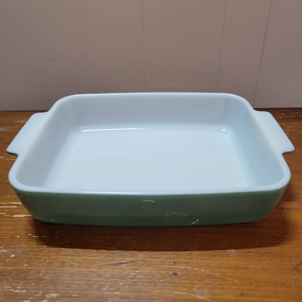 Pyrex Heinz Rectangle Casserole Dish, Dark Green 1953 Promotional Piece 507-B