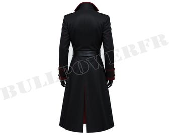 Manteau Tailcoat Gothique Victorien Steampunk - Costume Cosplay Homme Halloween
