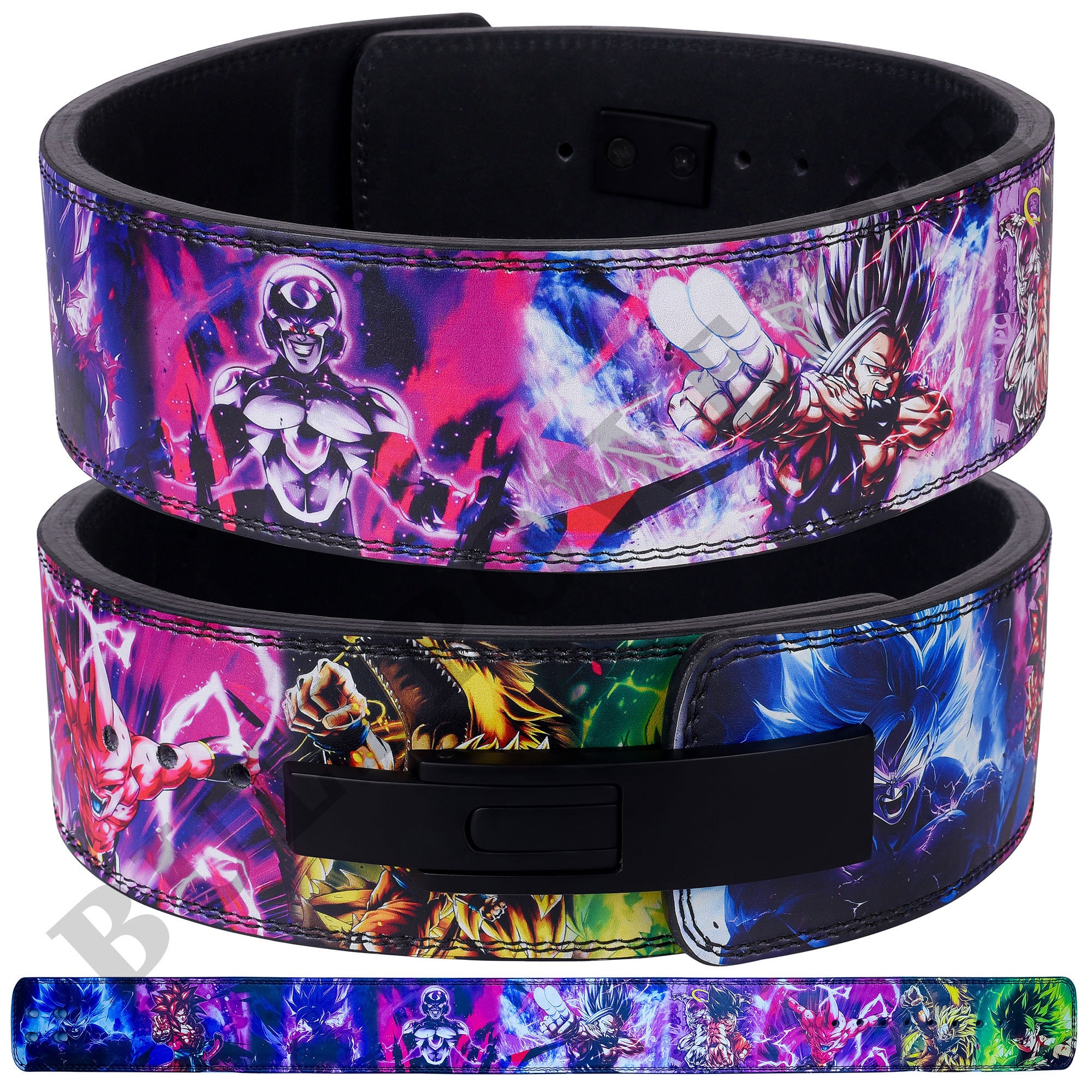 Dragon Ball Z Anime Lever Belt Powerlifting Belt DBZ Lever Lifting Belt