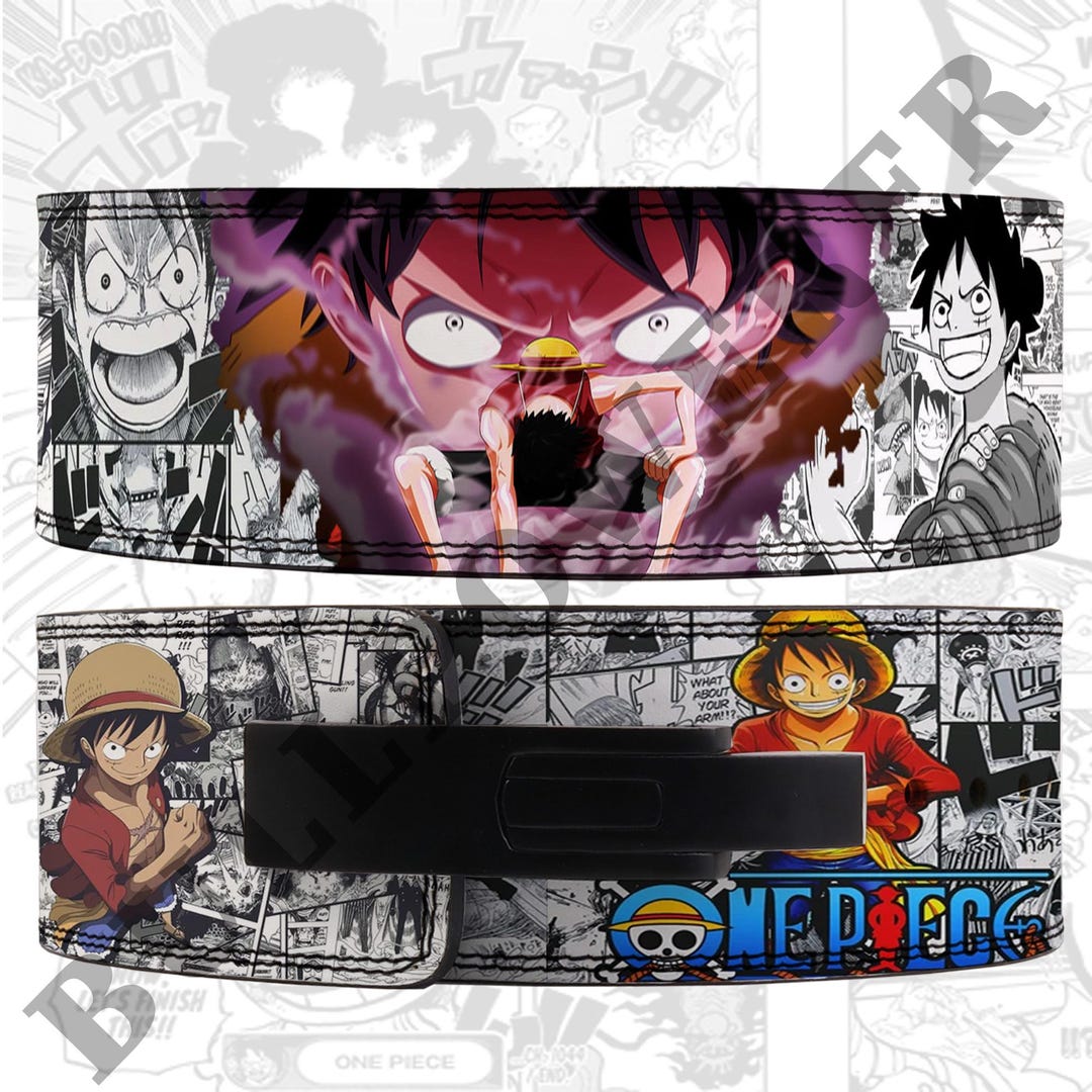 One Piece Anime Powerlifting Lever Belt One Piece Anime Gym Belt Lever ...