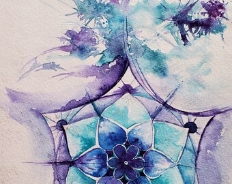 Winter impressions - Original watercolor