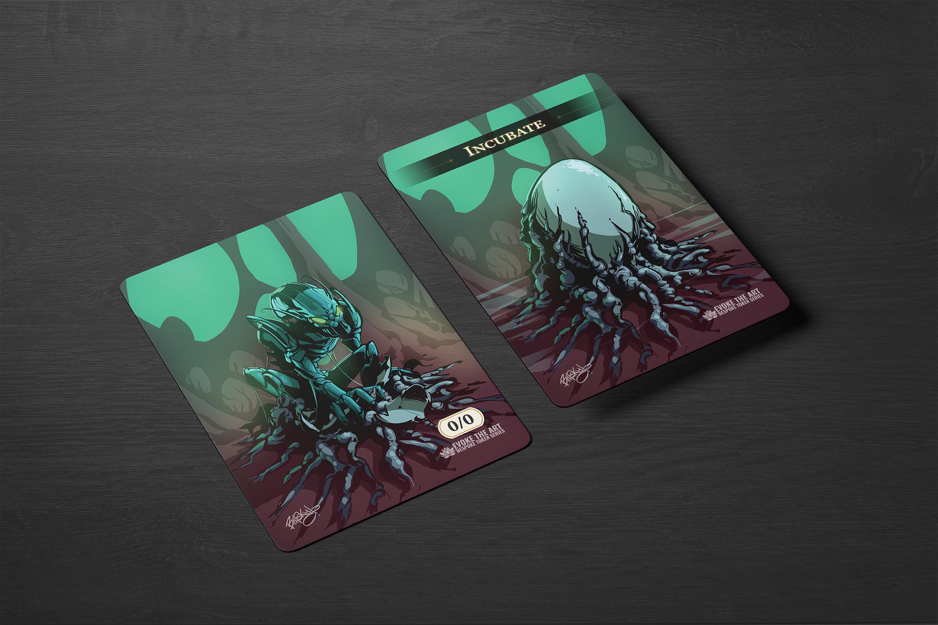 MTG Incubate Token - Double-sided on Premium Soft-touch Cardstock, From the  Evoke the Art: Bespoke Series, Handcrafted by a Talented Artist - Etsy