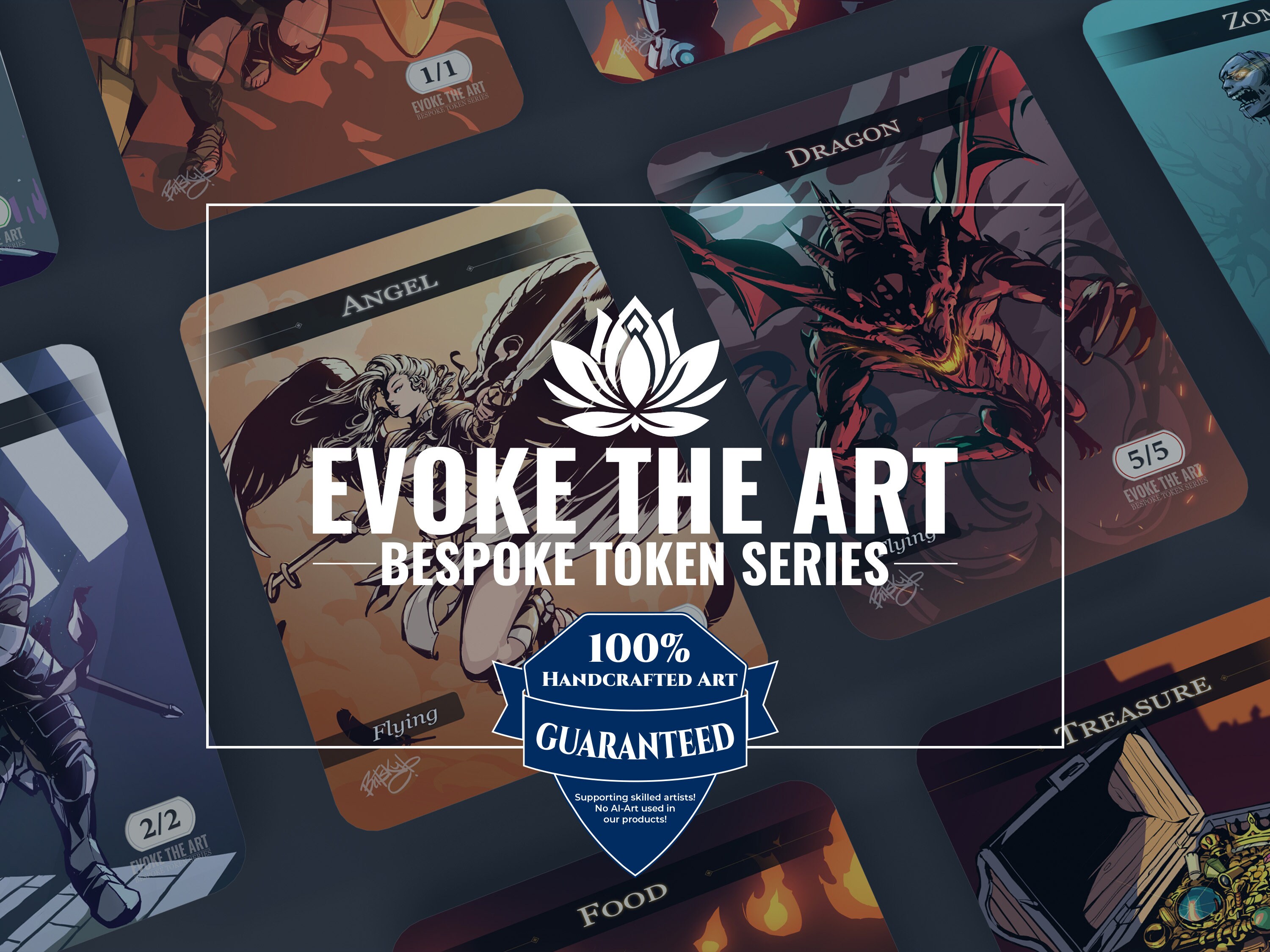 Bespoke Token Complete Set 50 Cards on Premium Softtouch Cardstock