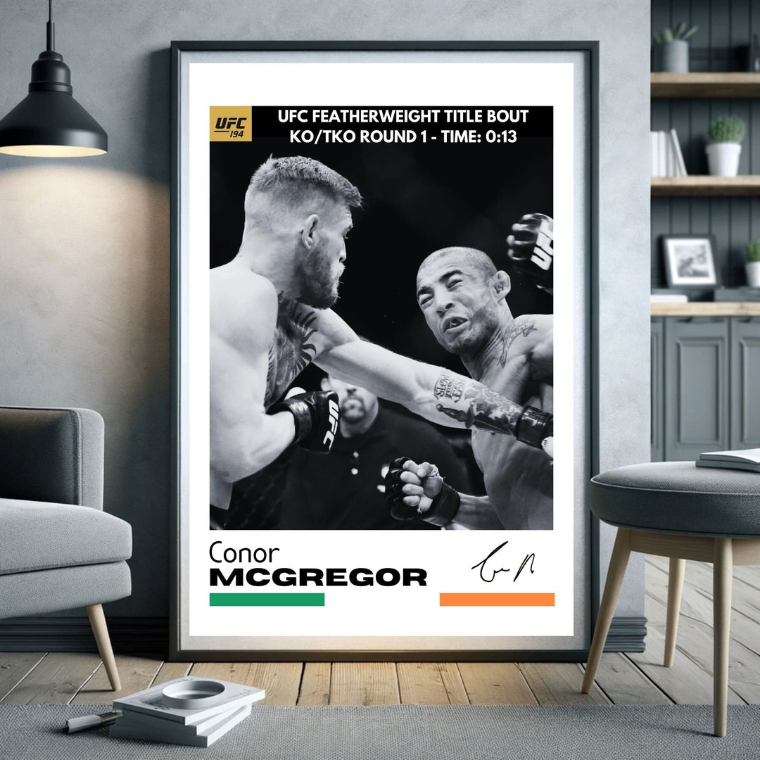 UFC 194 Conor Mcgregor Vs Aldo Printable Match Poster - Etsy