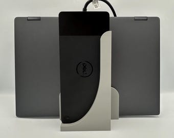 Dell Dock and Laptop Stand - Vertical Stand for your Laptop and Dell WD25, SD25, SD25TB4, or SD25TB5 Dock. NO TOOLS Required! Standard Size