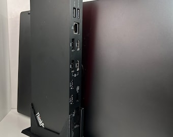 Lenovo Thunderbolt Dock & Laptop Vertical Stand: Space Saver