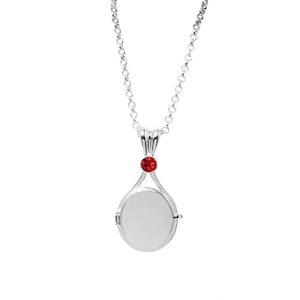 Collier médaillon sirène RED - Rikki