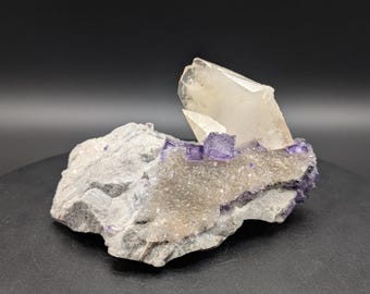 Calcita, fluorita - Mina Elmwood, Tennessee