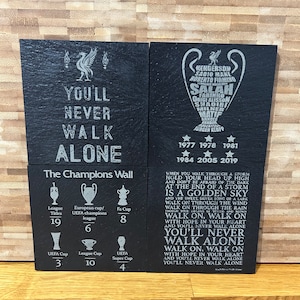 Liverpool lfc ynwa slate coaster various designs. perfect presents and gifts. Birthdays, anniversaries.