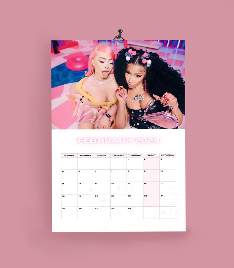 Nicki Minaj Pink Friday Calendar 2024 US & CA Etsy